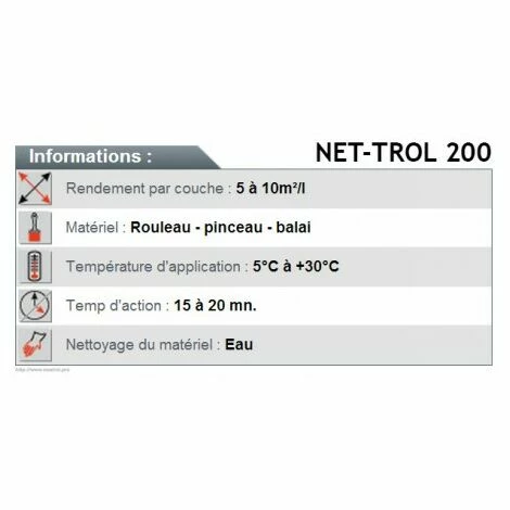 OWATROL NET-TROL 200 Dégriseur - 1L - DURIEU 4 OWATROL NET-TROL 200 Dégriseur - 1L - DURIEU – Image 2