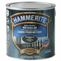 Laque Métaux Hammerite Martelé Noir 2,5L