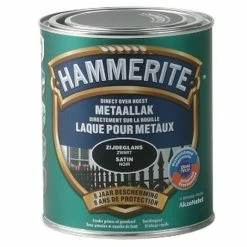 Laque Métaux Hammerite Satin Noir 750ml