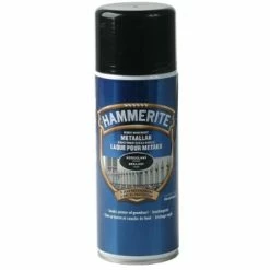 Spray Laque Métaux Hammerite Brillant Noir 400ml