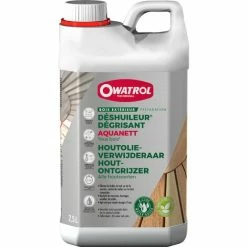 Déshuileur / Dégrisant Gélifié Tous Bois Owatrol AQUANETT 10 Litres