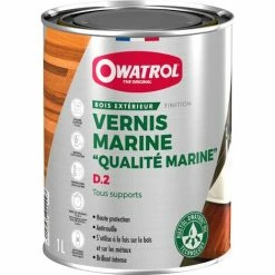 Vernis Marine Souple Brillant Owatrol DEKS OLJE D.2 Incolore 2.5 Litres - Incolore