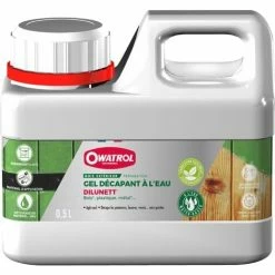 Décapant Gélifié à L'eau Sans Efforts Owatrol DILUNETT 0.5 Litre