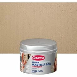 Mastic à Bois Intérieur Et Extérieur Owatrol COSMOBOIS Chêne Clair (ow44) Boîte De 500 G - Chêne Clair (ow44)