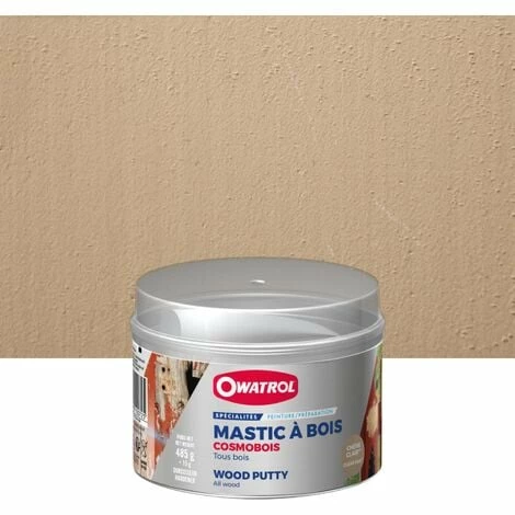Mastic à Bois Intérieur Et Extérieur Owatrol COSMOBOIS Chêne Clair (ow44) Boîte De 500 G - Chêne Clair (ow44) 3 Mastic à Bois Intérieur Et Extérieur Owatrol COSMOBOIS Chêne Clair (ow44) Boîte De 500 G - Chêne Clair (ow44)