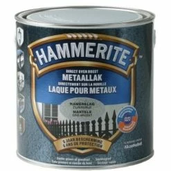 Laque Métaux Hammerite Martelé Gris Argent 2,5L