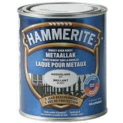 Laque Métaux Hammerite Brillant Blanc 750ml