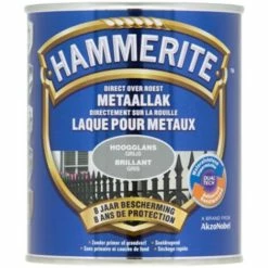 Laque Métaux Hammerite Brillant Gris 750ml