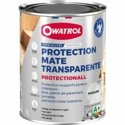 Protection Support Poreux Intérieur Owatrol PROTECTIONALL Incolore 1 Litre - Incolore