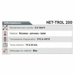 OWATROL NET-TROL 200 Dégriseur - 5L - DURIEU