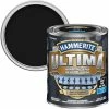 Laque Métal Hammerite Ultima Noir Satin 750ml - Noir -HAMMERITE Soldes laque metal hammerite ultima noir satin 750ml noir L 15208317 70093950 1