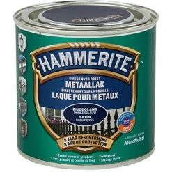 Laque Métaux Hammerite Bleu Foncé Satin 250ml