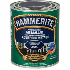 Laque Métaux Hammerite Bleu Foncé Satin 750ml