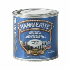 Laque Métaux Hammerite Brillant Blanc 250ml