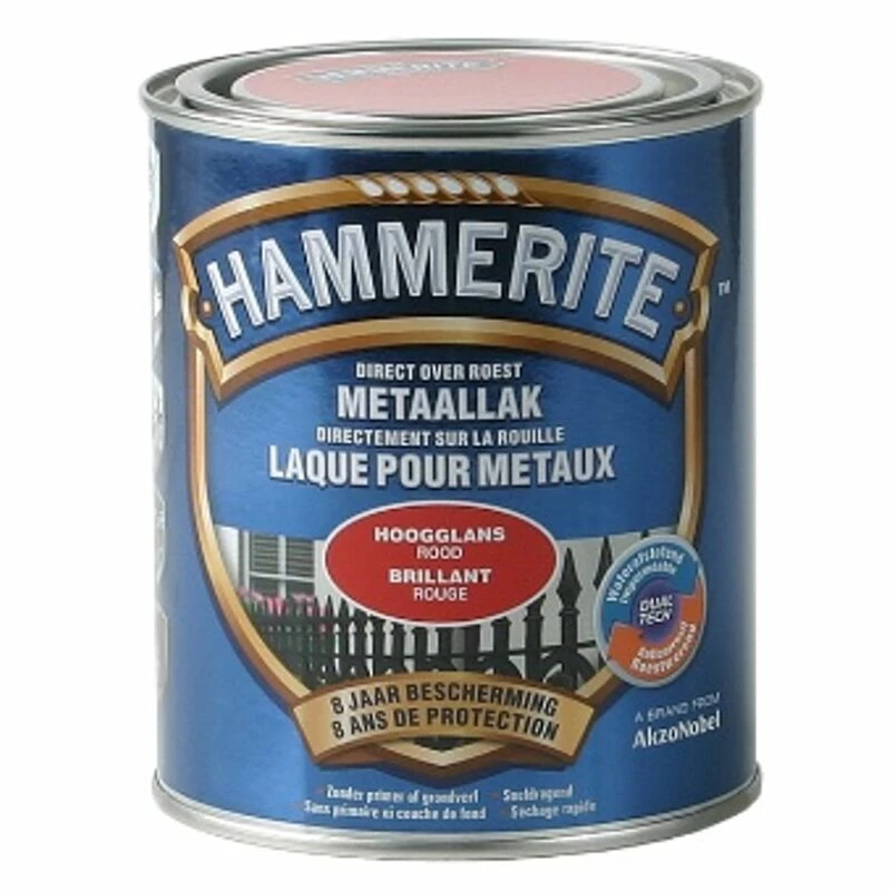 Laque Métaux Hammerite Brillant Rouge 750ml 3 Laque Métaux Hammerite Brillant Rouge 750ml