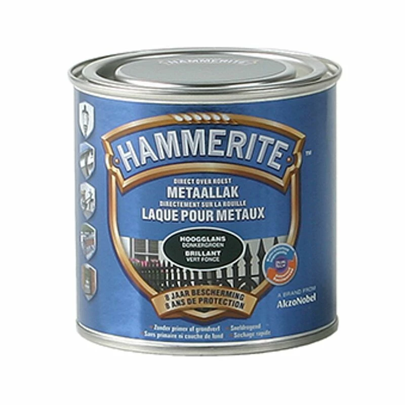 Laque Métaux Hammerite Brillant Vert 250ml 3 Laque Métaux Hammerite Brillant Vert 250ml