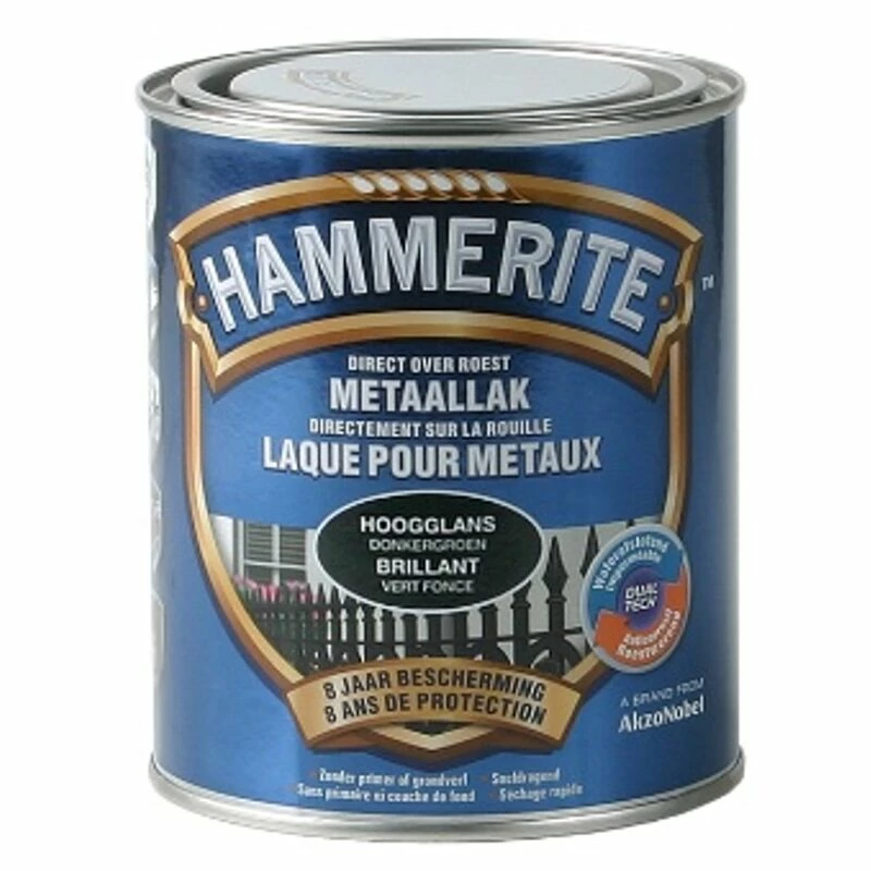 Laque Métaux Hammerite Brillant Vert Foncé 750ml 3 Laque Métaux Hammerite Brillant Vert Foncé 750ml