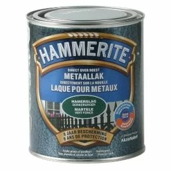 Laque Métaux Hammerite Martelé Vert Foncé 750ml