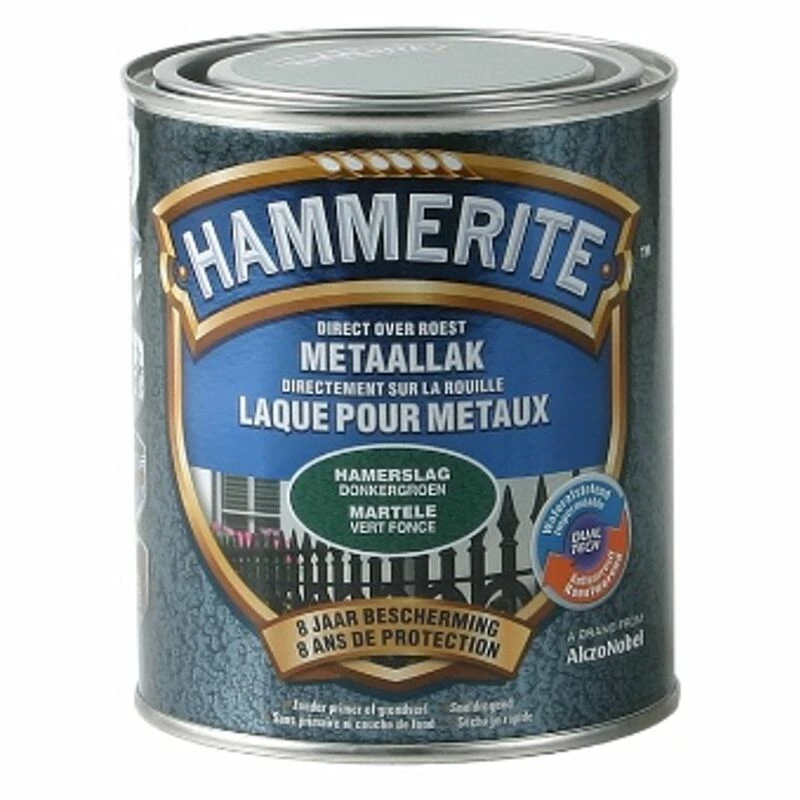 Laque Métaux Hammerite Martelé Vert Foncé 750ml 3 Laque Métaux Hammerite Martelé Vert Foncé 750ml