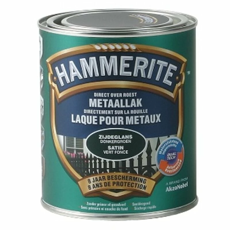Laque Métaux Hammerite Satiné Vert Foncé 750ml 3 Laque Métaux Hammerite Satiné Vert Foncé 750ml