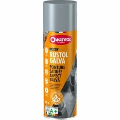 Peinture Antirouille Satinée Aspect Galva Owatrol RUSTOL GALVA Incolore (owp12) Aérosol 300 Ml - Incolore (owp12)