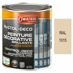 Peinture Décorative Antirouille RUSTOL DECO Brillante Au RAL 0,75L Multi Supports OWATROL - Plusieurs Modèles Disponibles 9 Peinture Décorative Antirouille RUSTOL DECO Brillante Au RAL 0,75L Multi Supports OWATROL - Plusieurs Modèles Disponibles -HAMMERITE Soldes peinture decorative antirouille rustol deco brillante au ral 075l multi supports owatrol plusieurs modeles disponibles L 203447 41596230 3