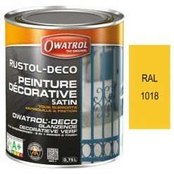 Peinture Décorative Antirouille RUSTOL DECO Satin Au RAL 0,75L Multi Supports OWATROL - Plusieurs Modèles Disponibles 10 Peinture Décorative Antirouille RUSTOL DECO Satin Au RAL 0,75L Multi Supports OWATROL - Plusieurs Modèles Disponibles -HAMMERITE Soldes peinture decorative antirouille rustol deco satin au ral 075l multi supports owatrol plusieurs modeles disponibles L 203447 41596232 4