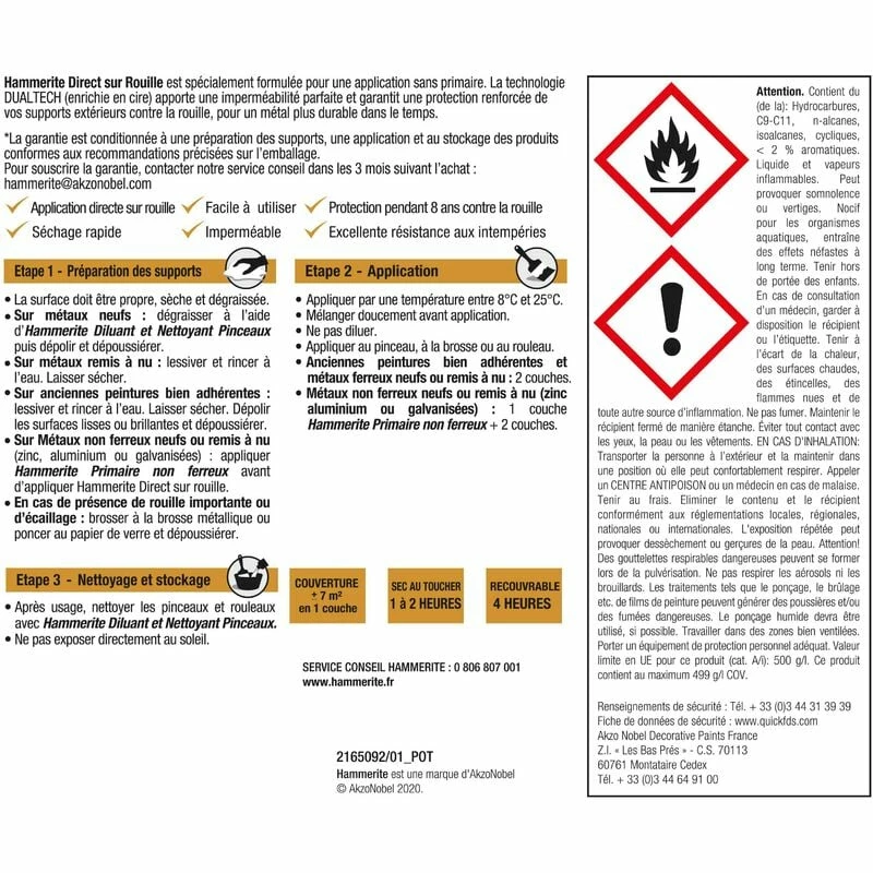 Peinture Direct Sur Rouille Martelée Hammerite 7 Peinture Direct Sur Rouille Martelée Hammerite – Image 5
