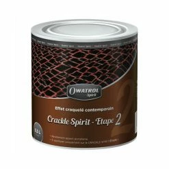 Peinture Effet Craquelé Contemporain Crackle Spirit - Étape 2 - 0,5L OWATROL