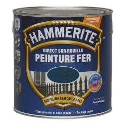 Peinture Fer Direct Sur Rouille 2,5L Au RAL HAMMERITE - Plusieurs Modèles Disponibles