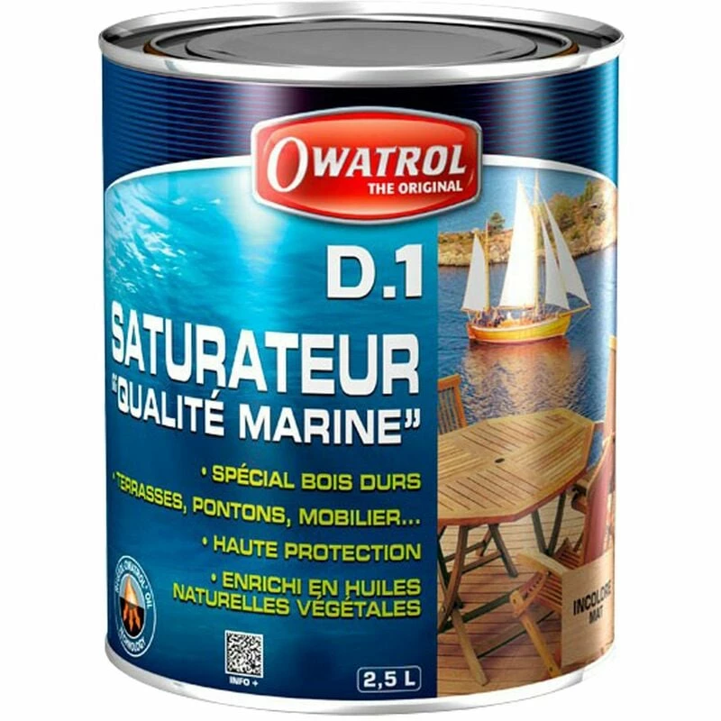 Saturateur Pour Bois, Owatrol Deks Olje D1, 1 L, Miel - Jaune 3 Saturateur Pour Bois, Owatrol Deks Olje D1, 1 L, Miel - Jaune