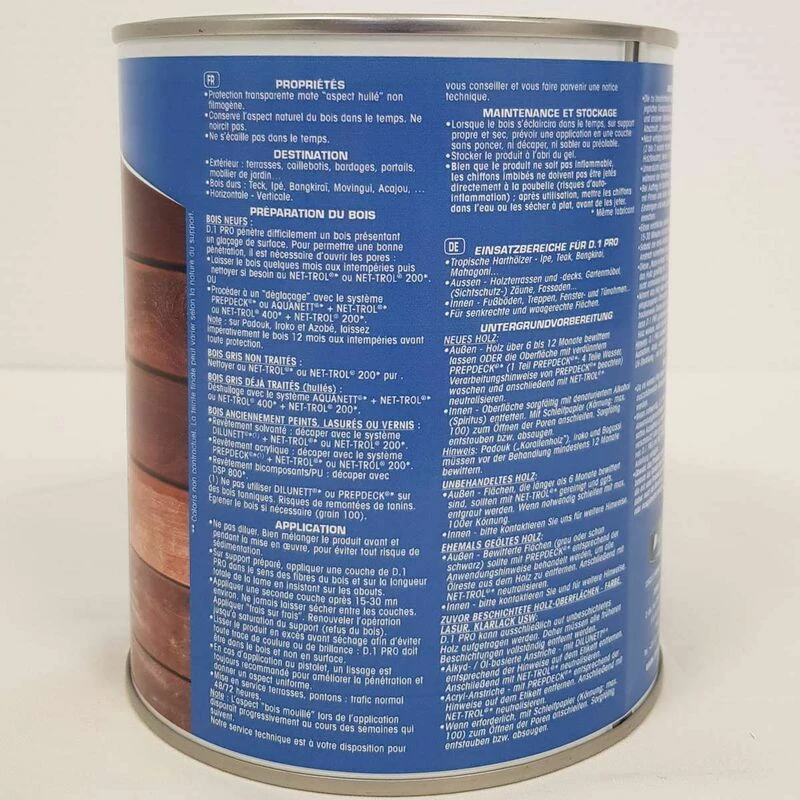 Saturateur Pour Bois, Owatrol Deks Olje D1, 1 L, Miel - Jaune 6 Saturateur Pour Bois, Owatrol Deks Olje D1, 1 L, Miel - Jaune – Image 4