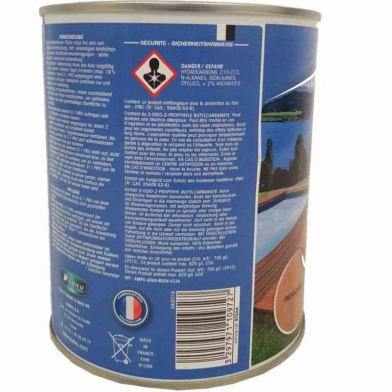 Saturateur Pour Bois, Owatrol Deks Olje D1, 1 L, Miel - Jaune 7 Saturateur Pour Bois, Owatrol Deks Olje D1, 1 L, Miel - Jaune – Image 5