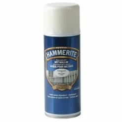 Spray Laque Métaux Hammerite Brillant Blanc 400ml