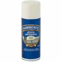 Spray Laque Métaux Hammerite Brillant Blanc Cassé 400ml